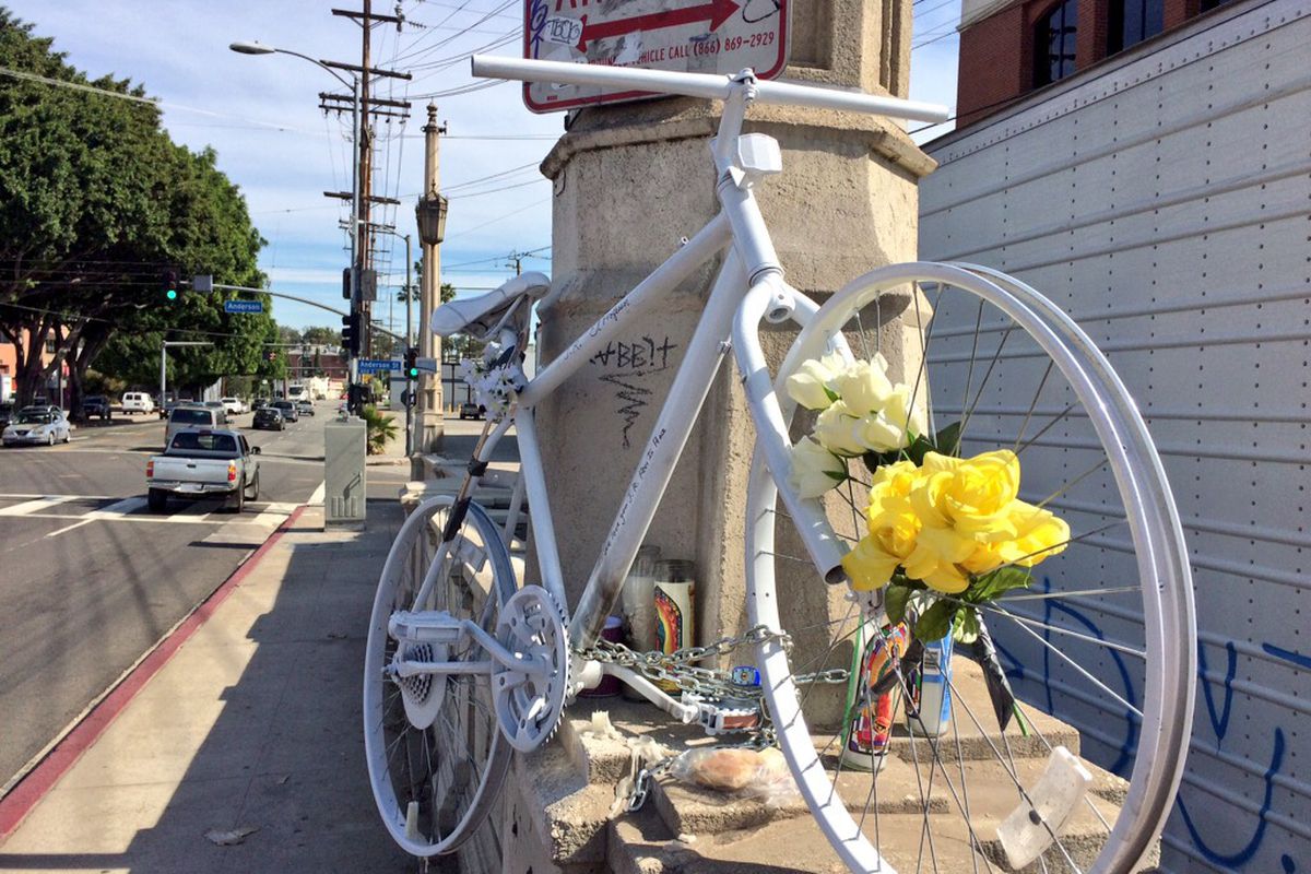 Ghost bike memorial