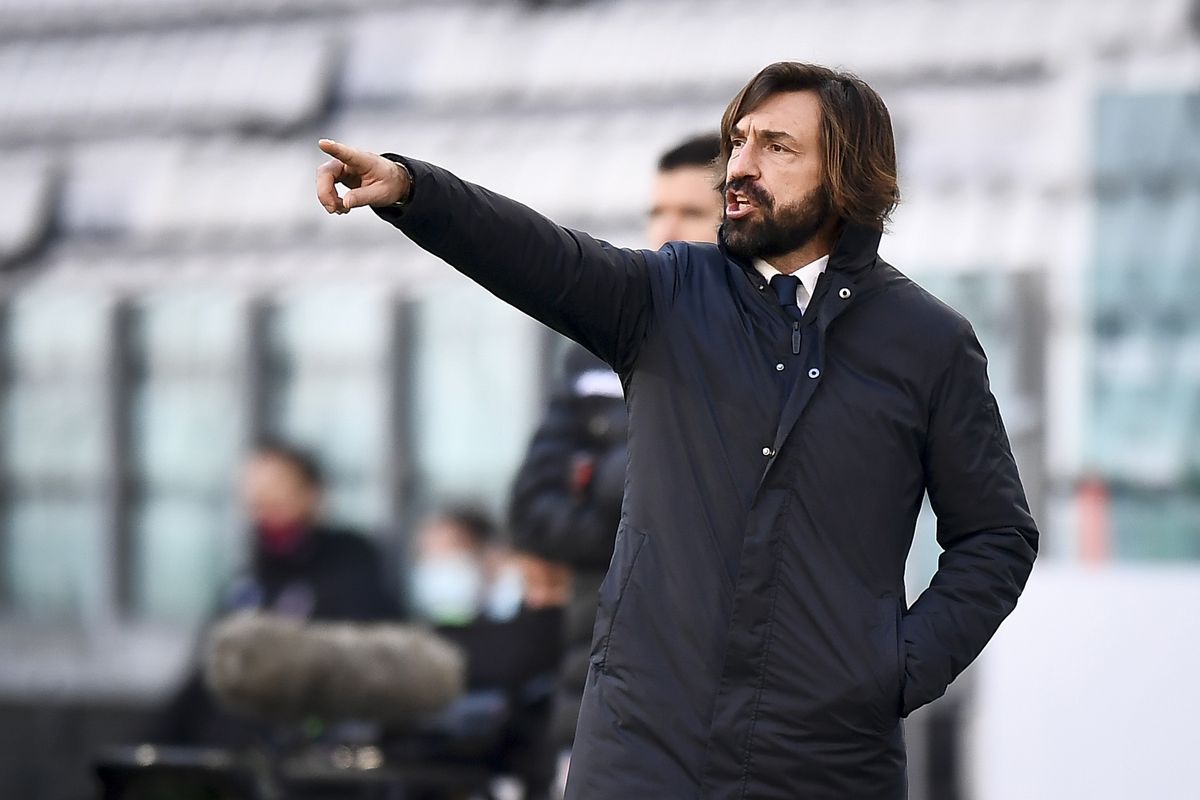 Andrea Pirlo, head coach of Juventus FC, gestures during the...