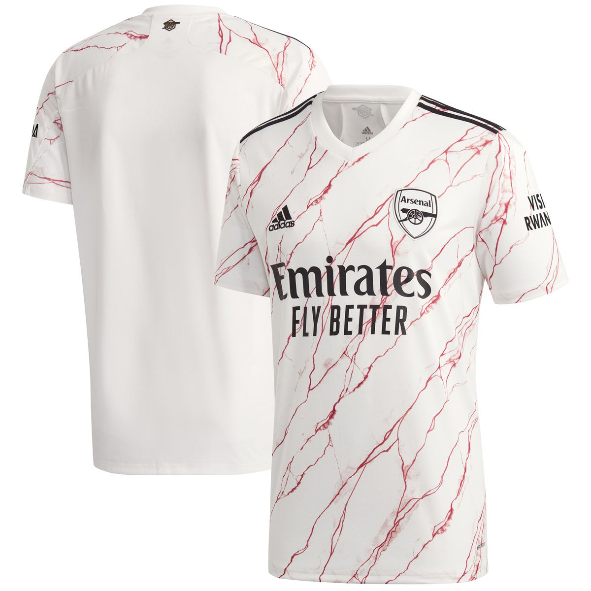 besteden Vernietigen Steil Arsenal release 2020/21 away kits with red and white marble from Adidas -  The Short Fuse