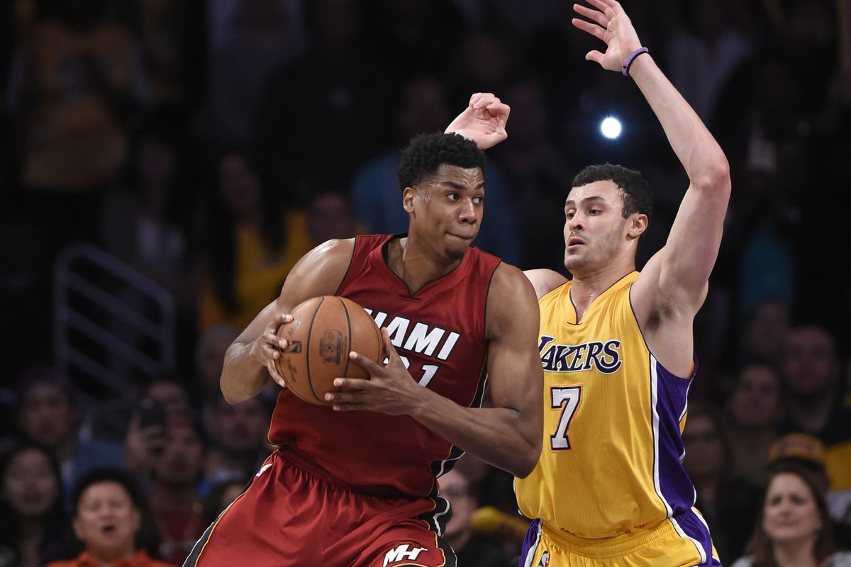 NBA: Miami Heat at Los Angeles Lakers
