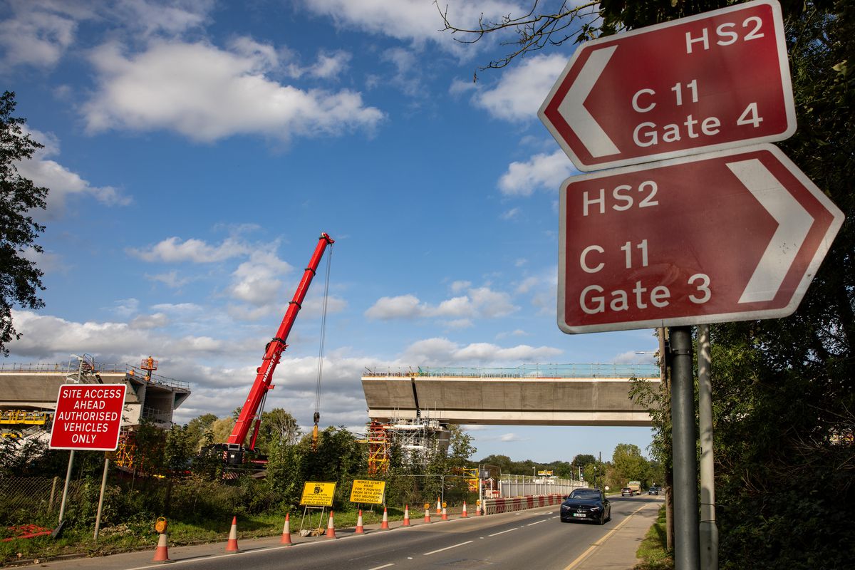 HS2 Colne Valley Works London