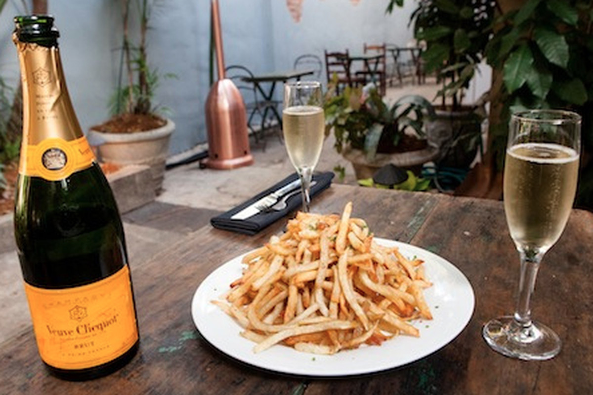  Sylvain's fries and champers 