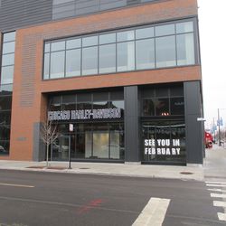 The Harley-Davidson storefront at Addison & Sheffield, opening in February