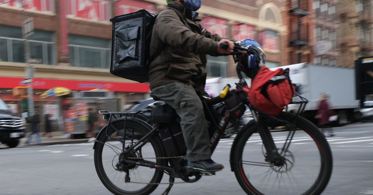 New York City is testing public e-bike charging stations for delivery workers