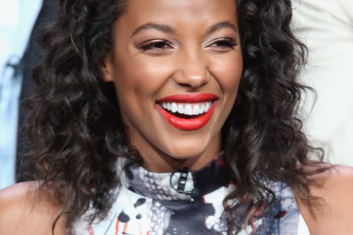 Kylie Bunbury (who plays pitcher Ginny Baker) laughs when she thinks about the Giants lineup she faces in the new FOX drama, "Pitch".