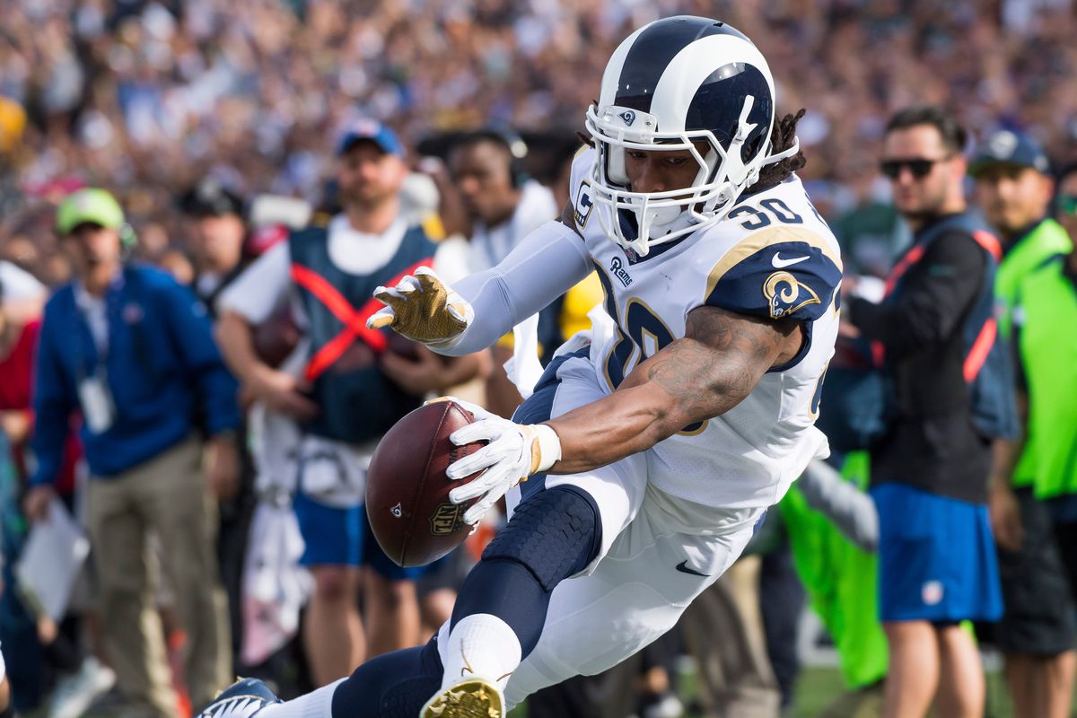 Los Angeles Rams nearly scored a touchdown against the Philadelphia Eagles