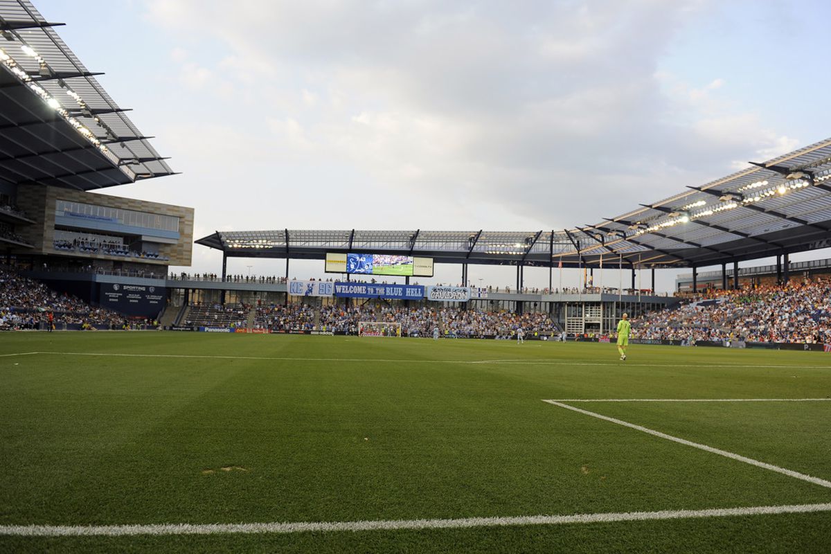 David Ficklin, designer of Livestrong Sporting Park, took some time to talk with Isaac Knopf of The Footy Chronicles. (Photo by G. Newman Lowrance/Getty Images)