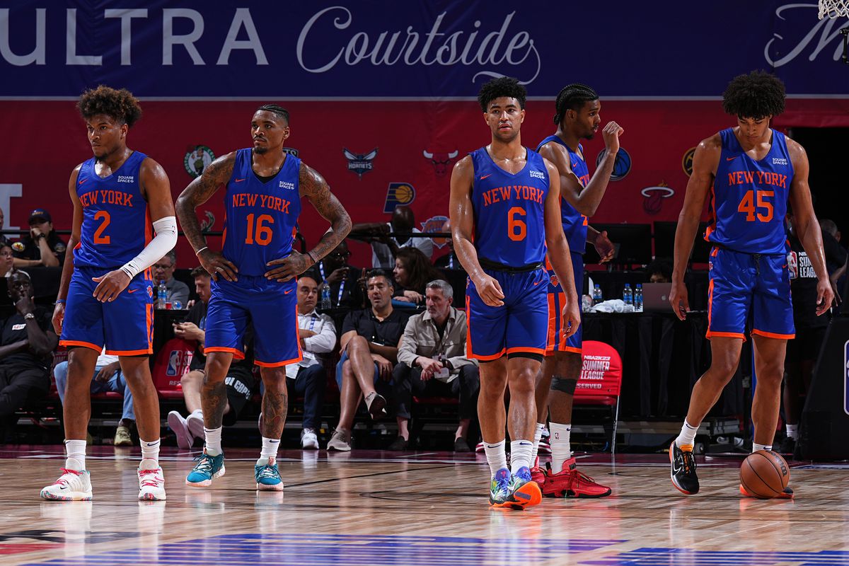 2022 Las Vegas Summer League- New York Knicks v Portland Trail Blazers
