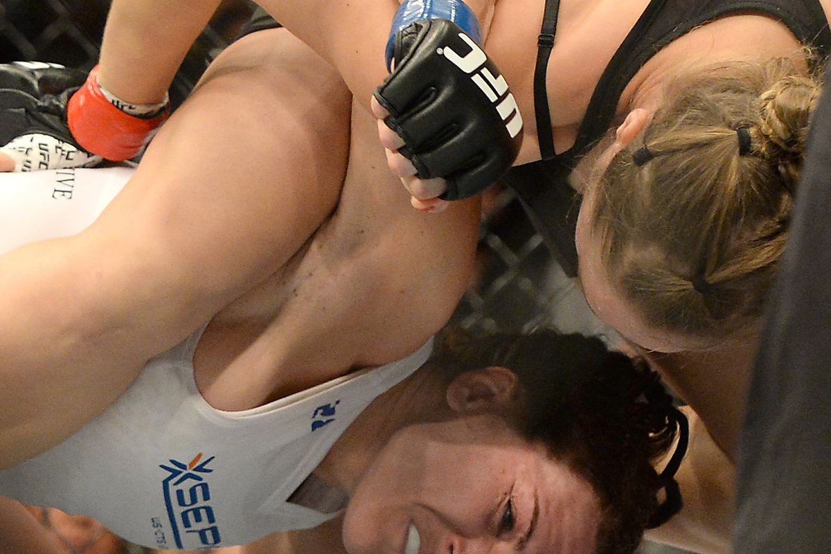 UFC 184 Results: Judo Chop - Ronda Rousey's Wrong Way Armbar 