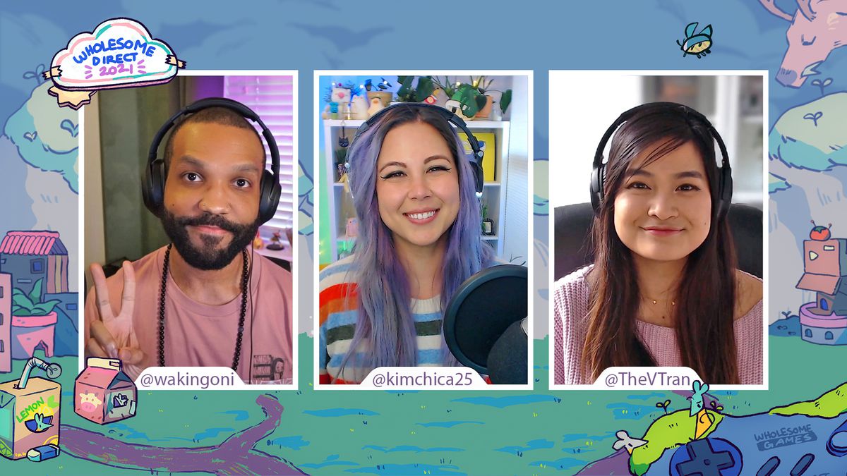 Wholesome direct hosts appear during their streamed event