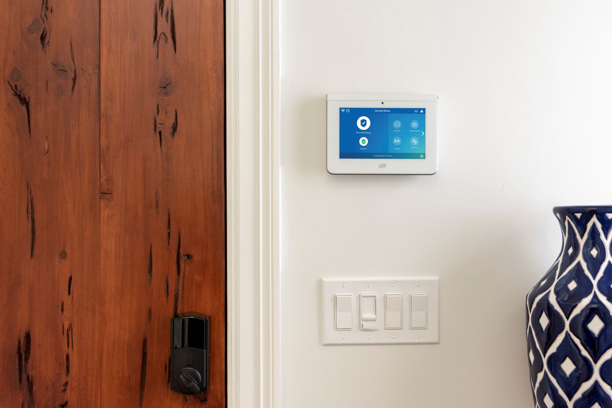 ADT security system in a home