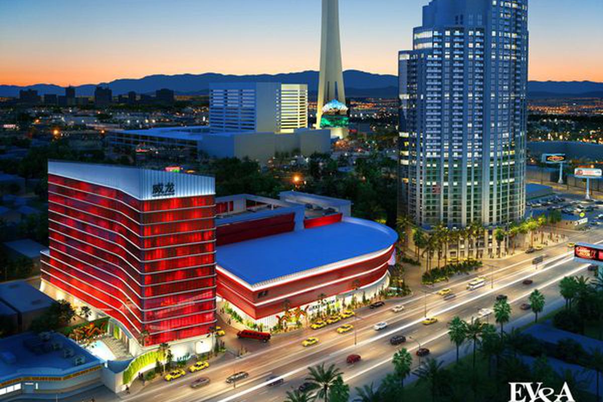 Lucky Dragon Hotel Casino rendering EVA Architects