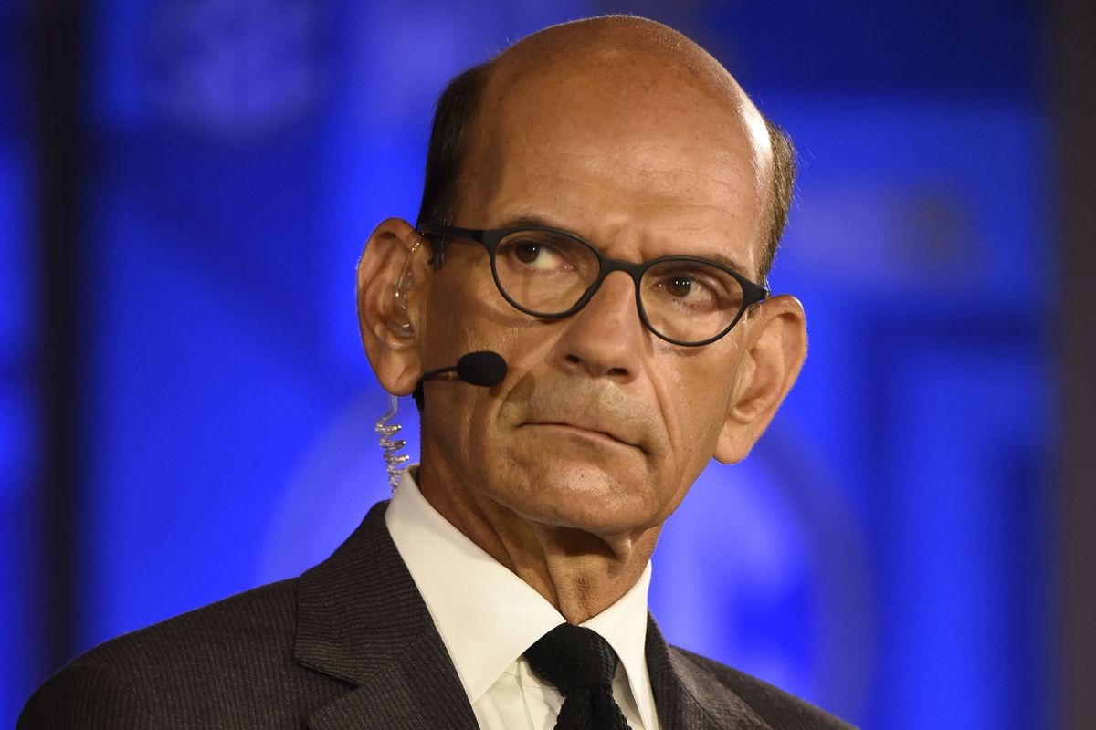 This is what Paul Finebaum looks like right before he tells you he's gonna call some friends to come down and then they're gonna kill you. 