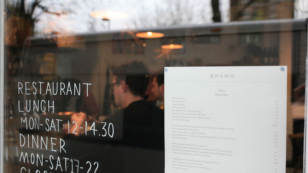 Brawn, on Columbia Road, Hackney, one of London’s best restaurants