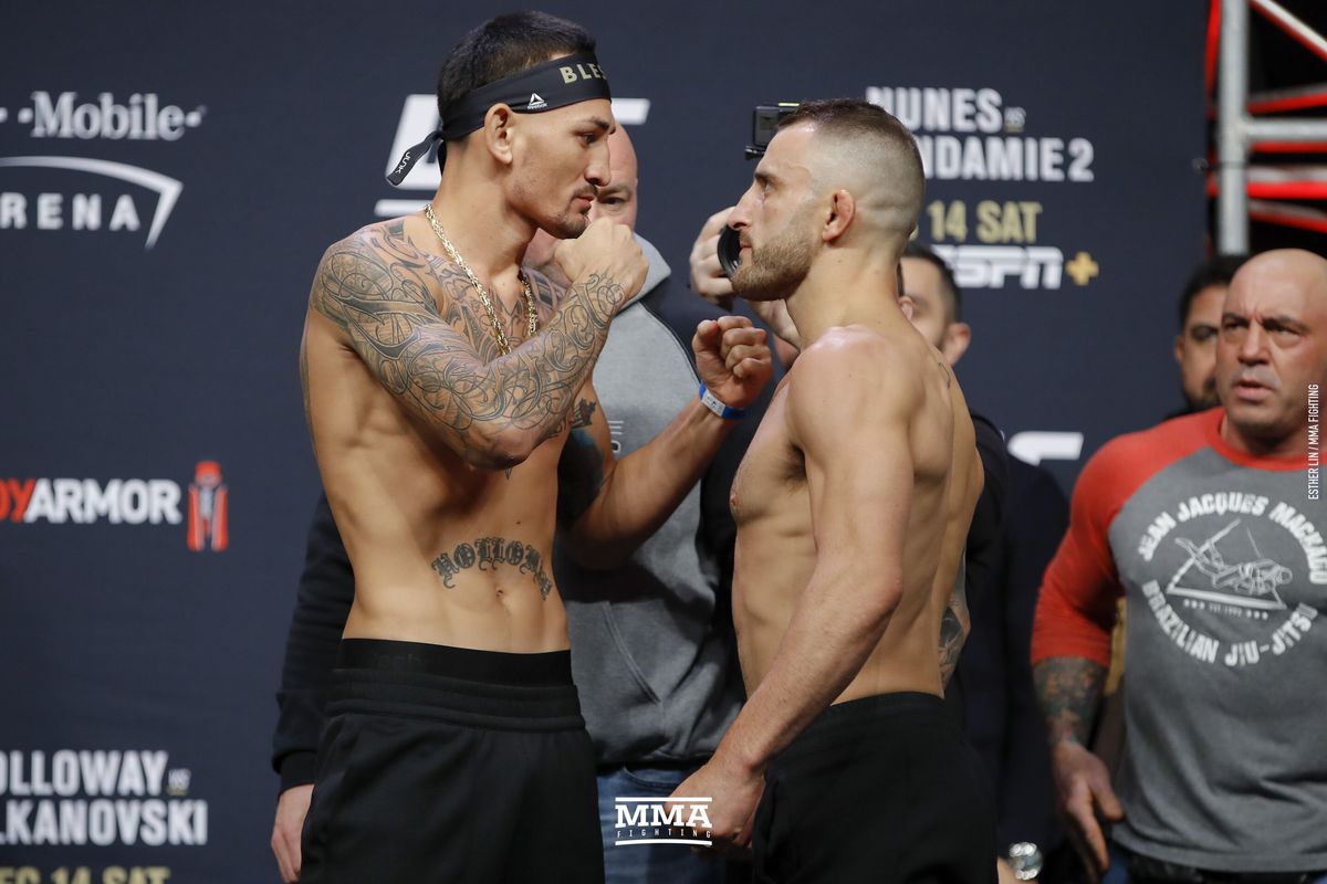 UFC 245 live blog: Max Holloway vs. Alexander Volkanovski - MMA Fighting