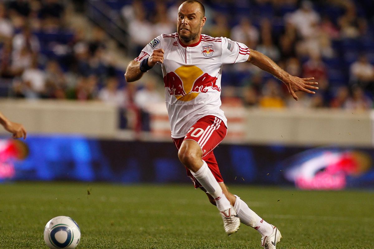 Joel Lindpere.  (Photo by Mike Stobe/Getty Images for New York Red Bulls)