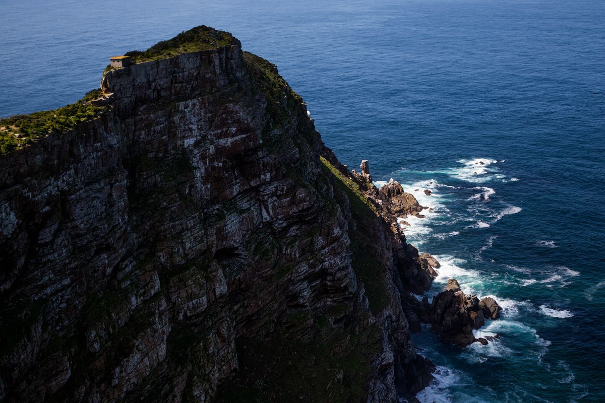 A view of the Cape Point...