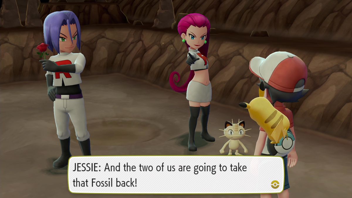 Jessie and James in Pokémon: Let’s Go!