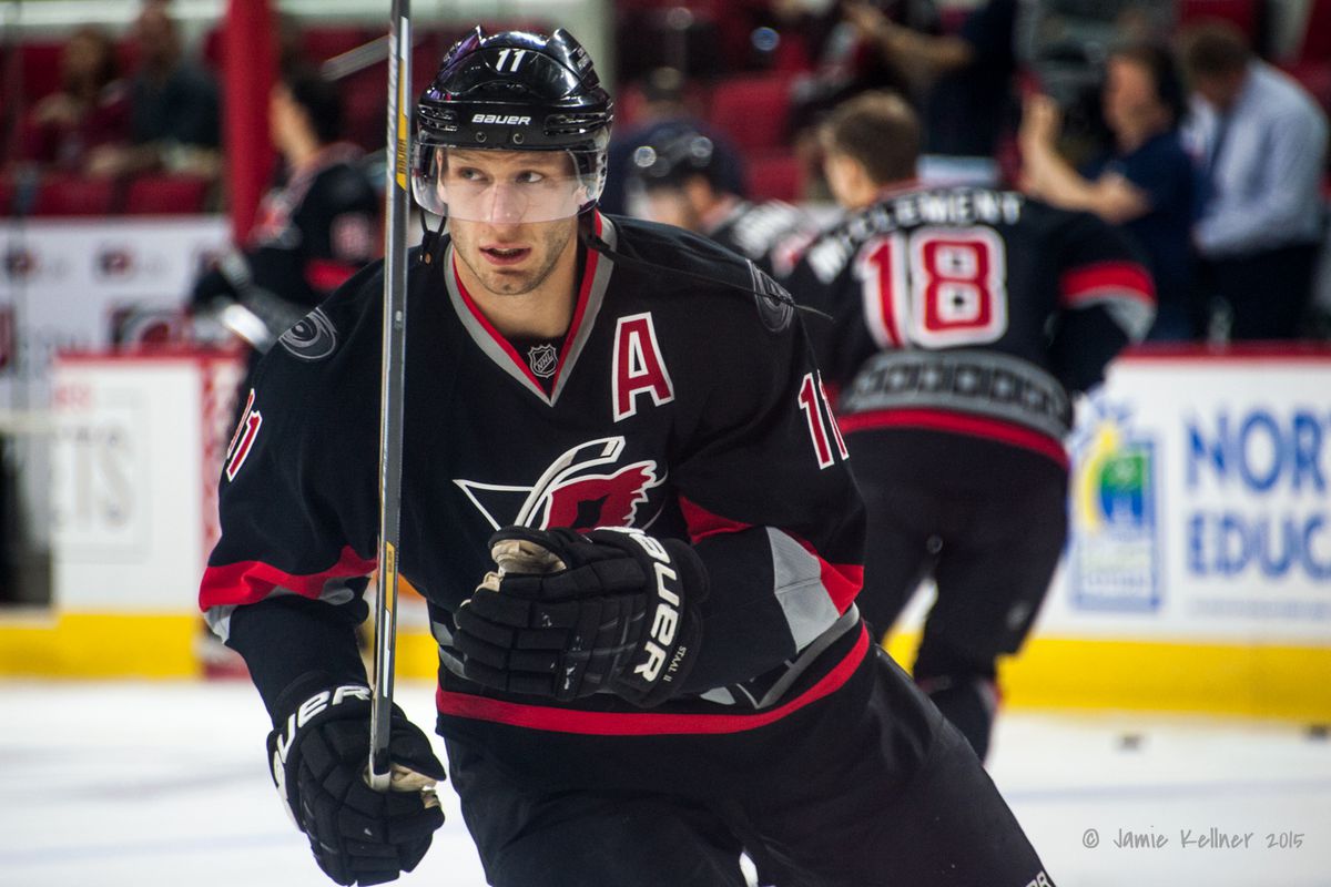 Jordan Staal has 12 points in 10 career games against the Avalanche