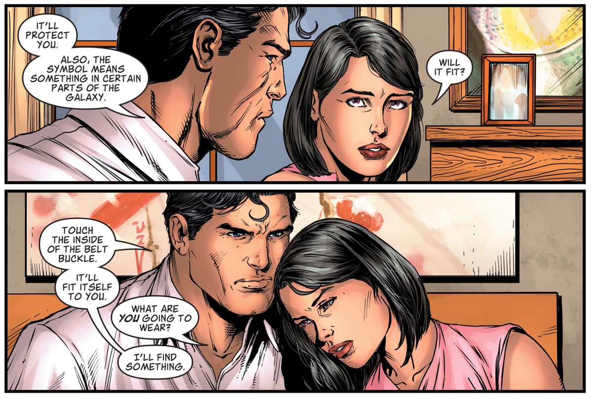 Lois Lane and Clark Kent in Man of Steel #6, DC Comics (2018). 