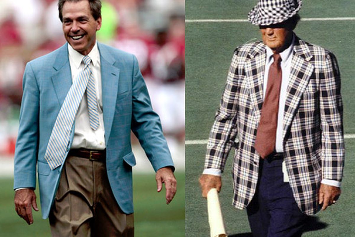 One thing's for sure. Both coaches knew the importance of looking sharp.