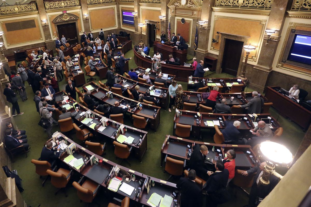 Members of the House finish up a special session of the Utah Legislature at the Capitol in Salt Lake City on Monday, Sept. 16, 2019.