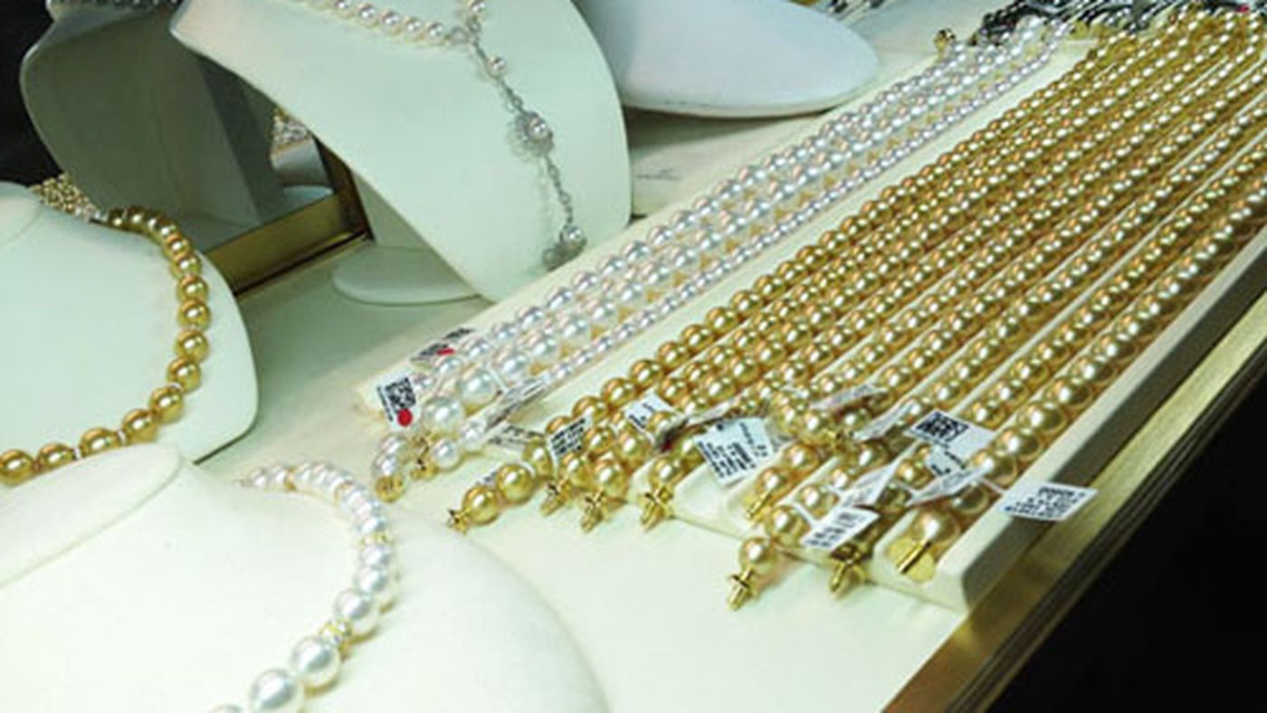 Up to 70% off pearls is still pretty pricey at the mikimoto sale.