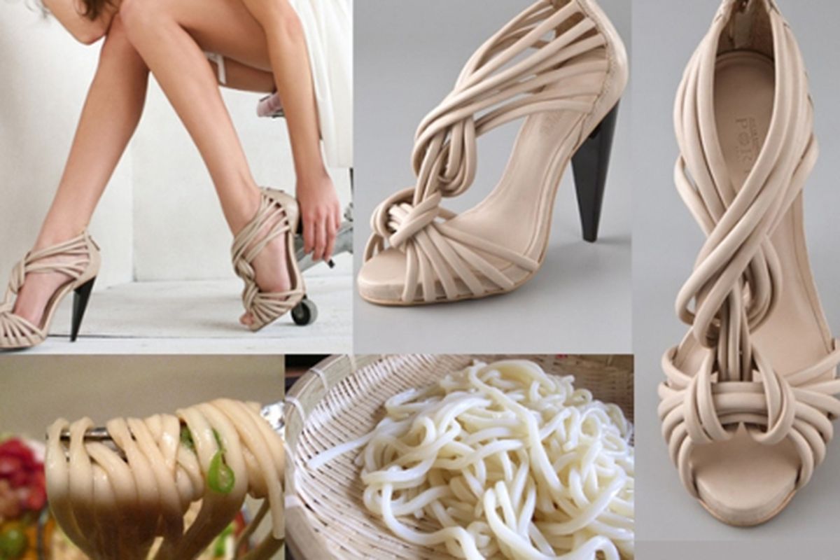 Image via <a href="http://doanie.wordpress.com/2010/04/09/yummy-ports-1961-shoe-reminds-me-of-udon-noodles/">Doanie</a>