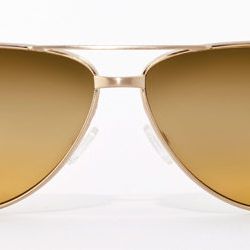 For the boys: The Copter ($535) is a masculine sunglass inspired by founder and creative director Larry Leight's recent visit to a luxury auto show in LA. The classic aviator was designed with a high performance sports car in mind.