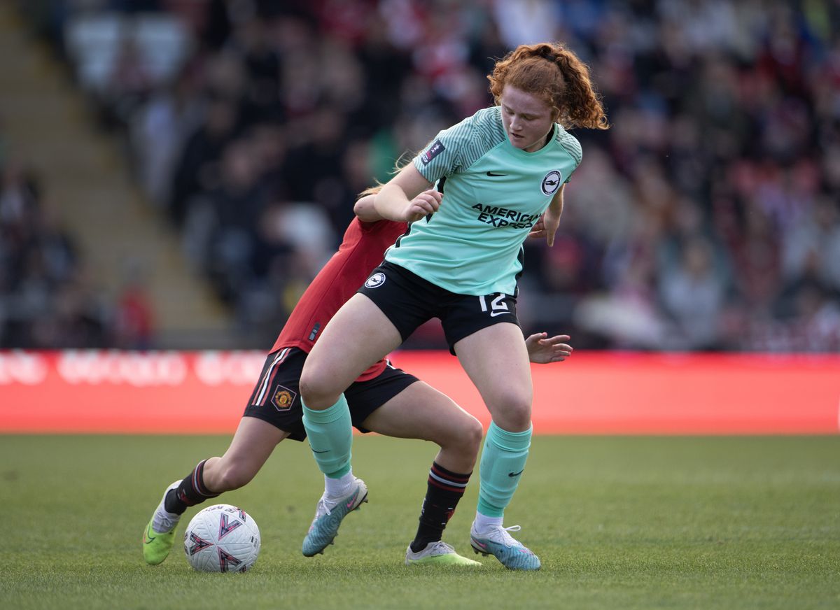 Manchester United v Brighton &amp; Hove Albion: Vitality Women’s FA Cup Semi Final