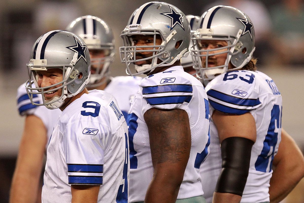 Tyron Smith is part of the new-look Cowboys offensive line.