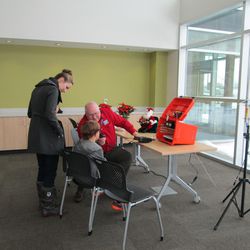 A "Talk to Santa" event was held at the Herriman Library in December 2013.