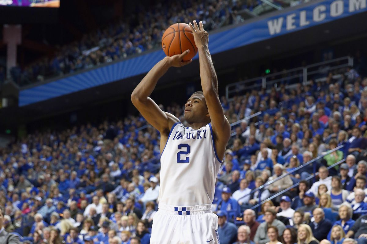 Aaron Harrison leads the 'Cats in scoring (16.2 ppg) during UK's five-game winning streak.
