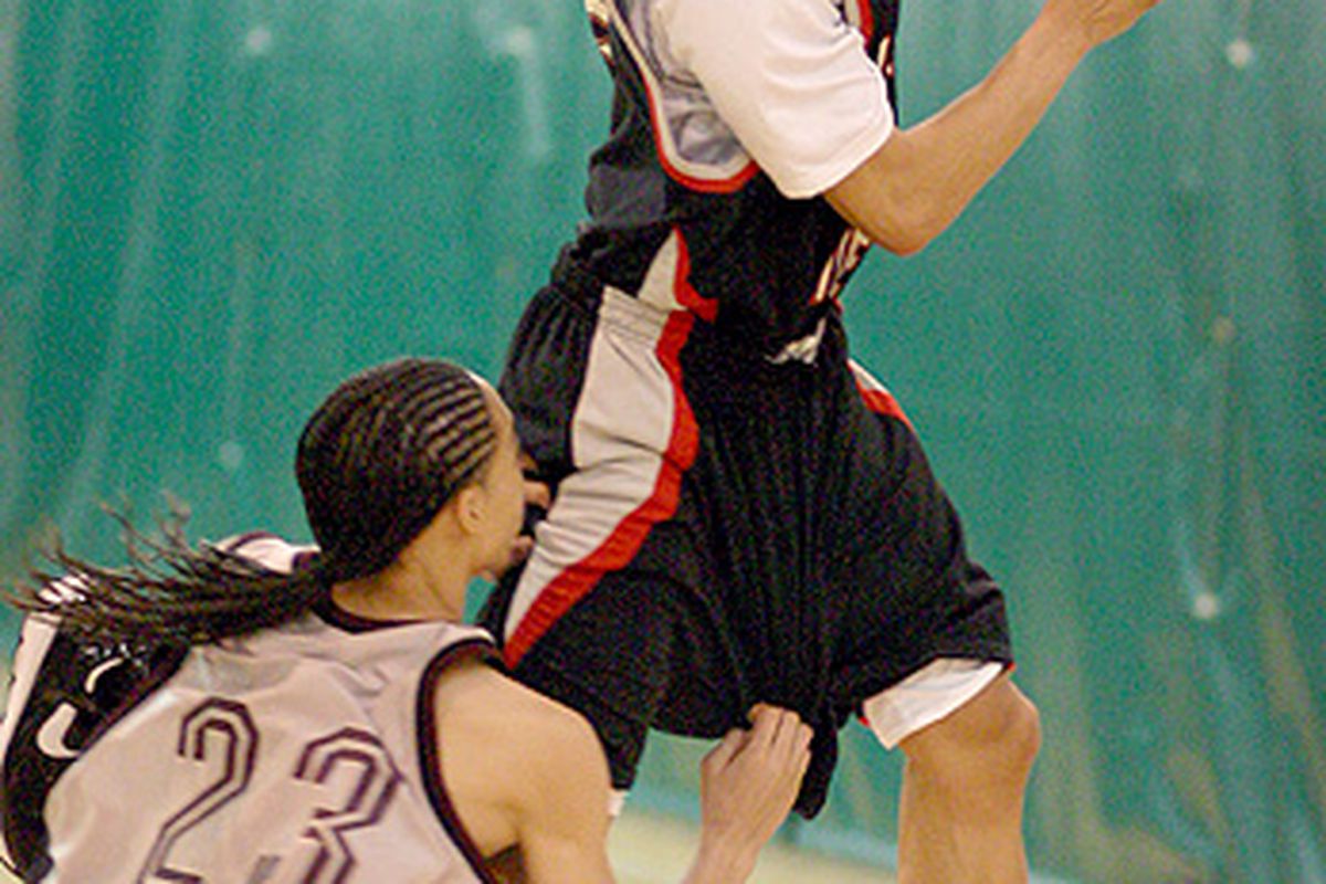Pictured here in 2008 at the Boo Williams Invitational, GJ Vilarino looks to be one of the next great Gonzaga point guards.