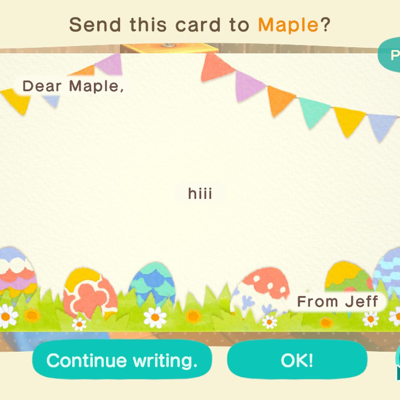 How to send letters with presents in Animal Crossing: New Horizons (Switch)  - Polygon