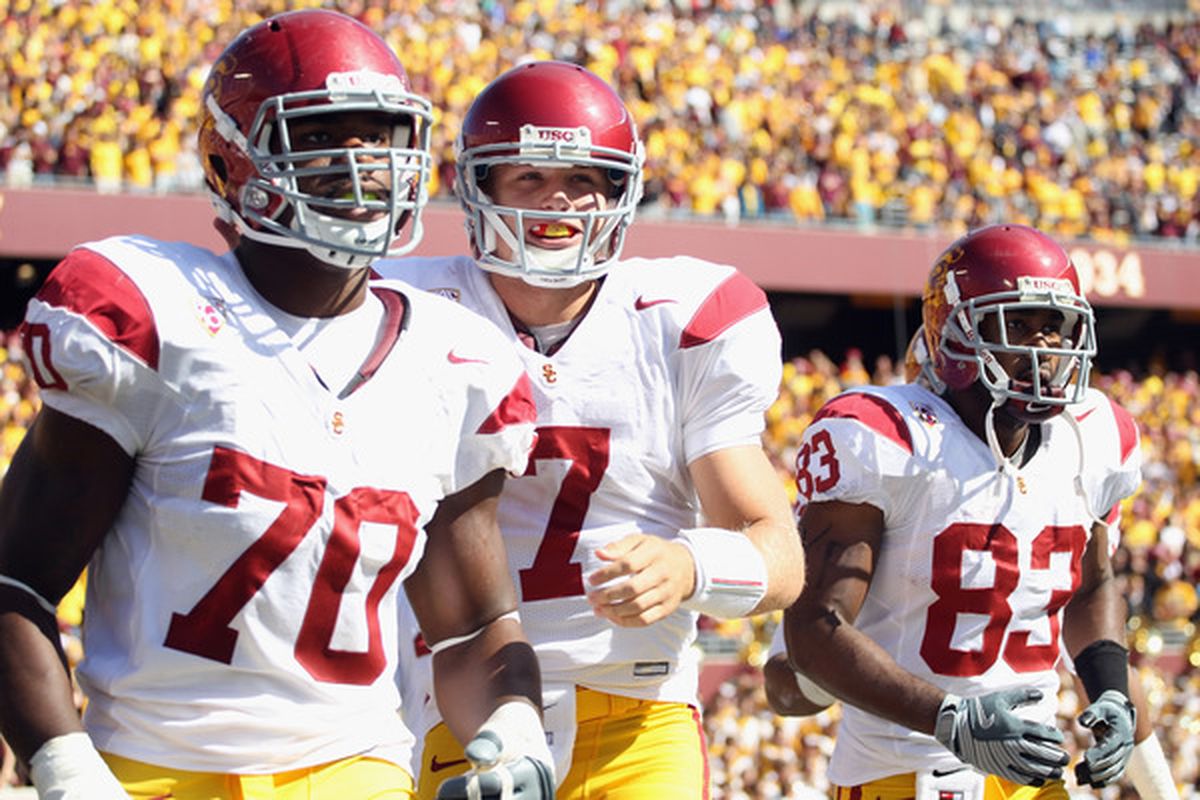 USC's Tyron Smith (#70), is set to visit Valley Ranch.