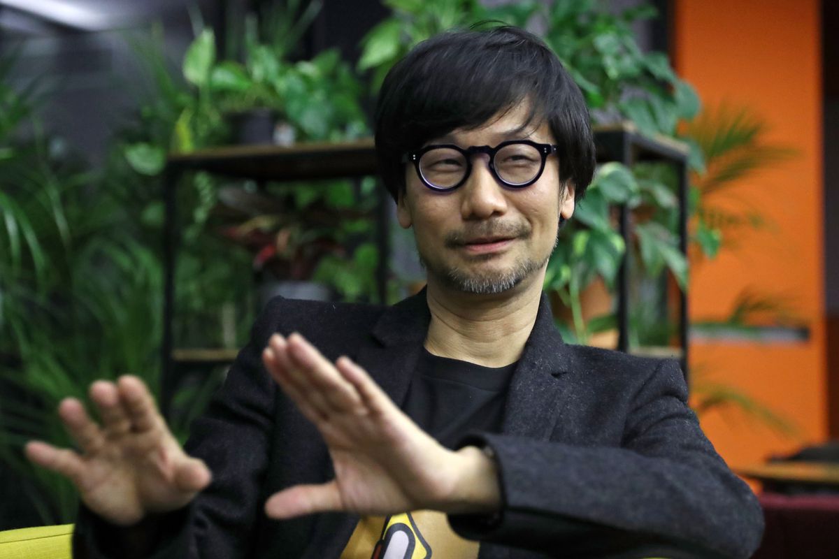 Video game designer Hideo Kojima, the founder of the Kojima Productions at the Garage Museum