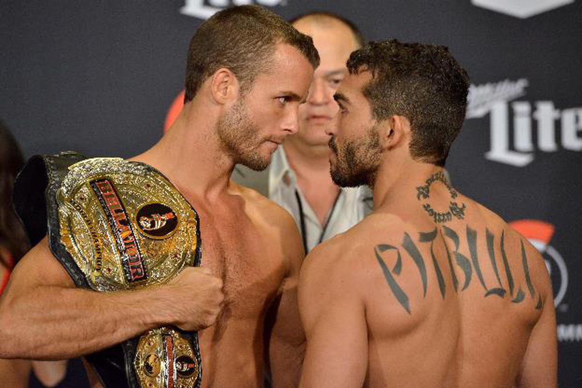 Pat Curran and Patricio Freire will clash again at Bellator 123 on Friday.