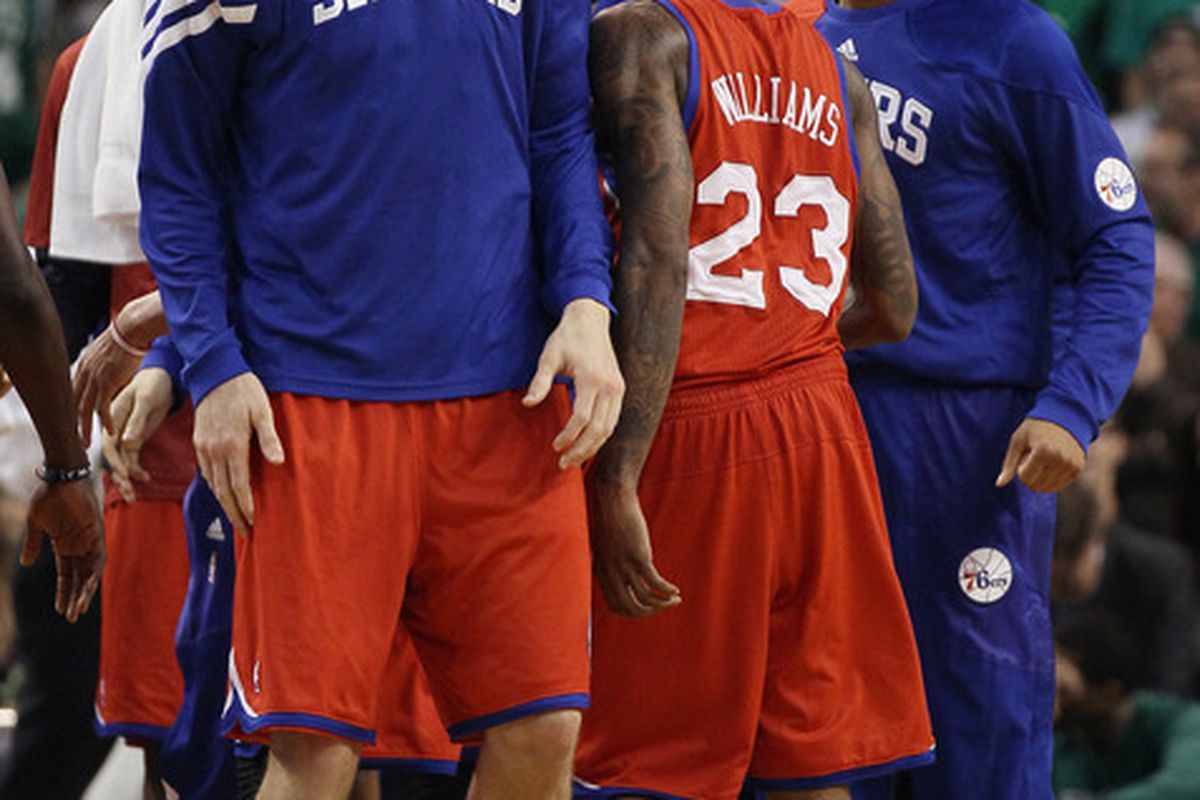 Xavier Silas scared poopless, upon seeing a spider on Lou Williams jersey. 