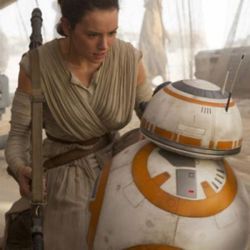 Rey (Daisy Ridley) and BB-8 in "Star Wars: The Force Awakens." Episode VIII is set to release on Dec. 15, 2017.