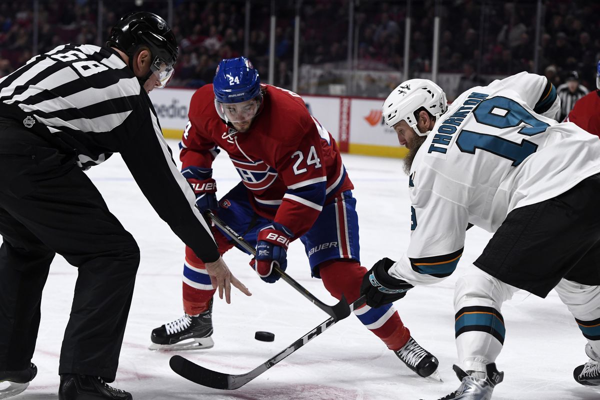 NHL: San Jose Sharks at Montreal Canadiens