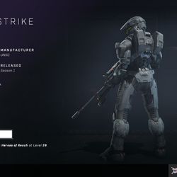 Body Type 2, a muscular but lean option in Halo Infinite’s customization