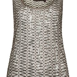 **RING DETAIL MESH VEST BY KATE MOSS FOR TOPSHOP, $290