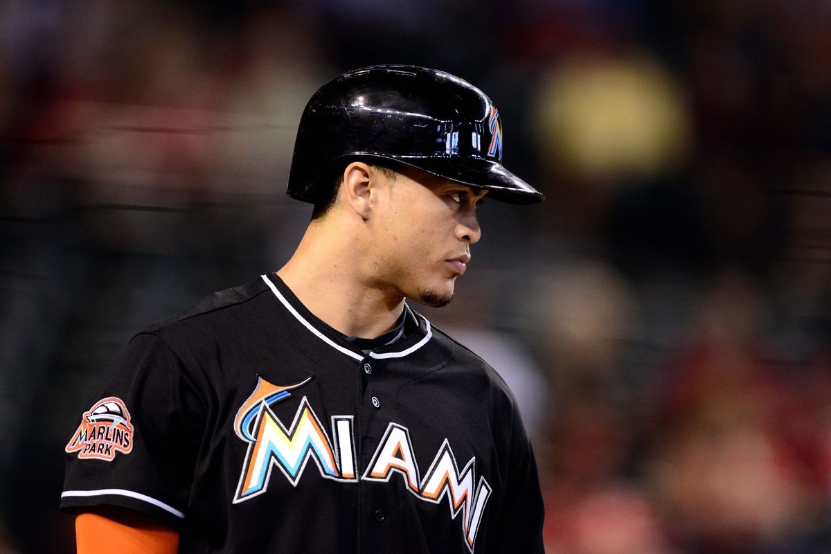 Giancarlo Stanton is the one remaining star on the Miami Marlins' roster.