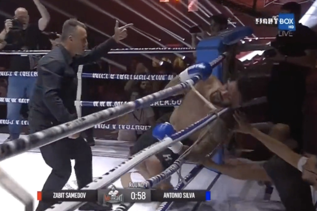Video: ‘Bigfoot’ Silva knocked out in kickboxing match, wants one more fight before retiring