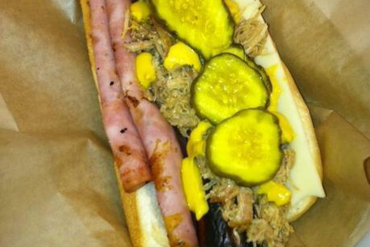 The Cuban Dog is on sale through Wednesday at Dodger Stadium.