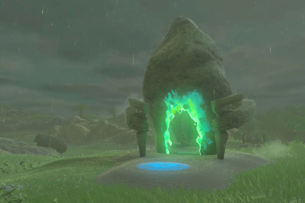 The Legend of Zelda: Tears of the Kingdom Usazum Shrine exterior