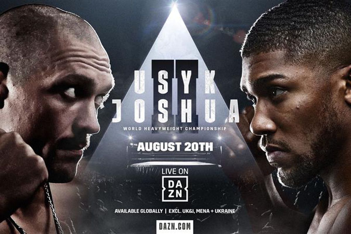 Usyk vs Joshua 2 will be carried by DAZN in the U.S. and other markets