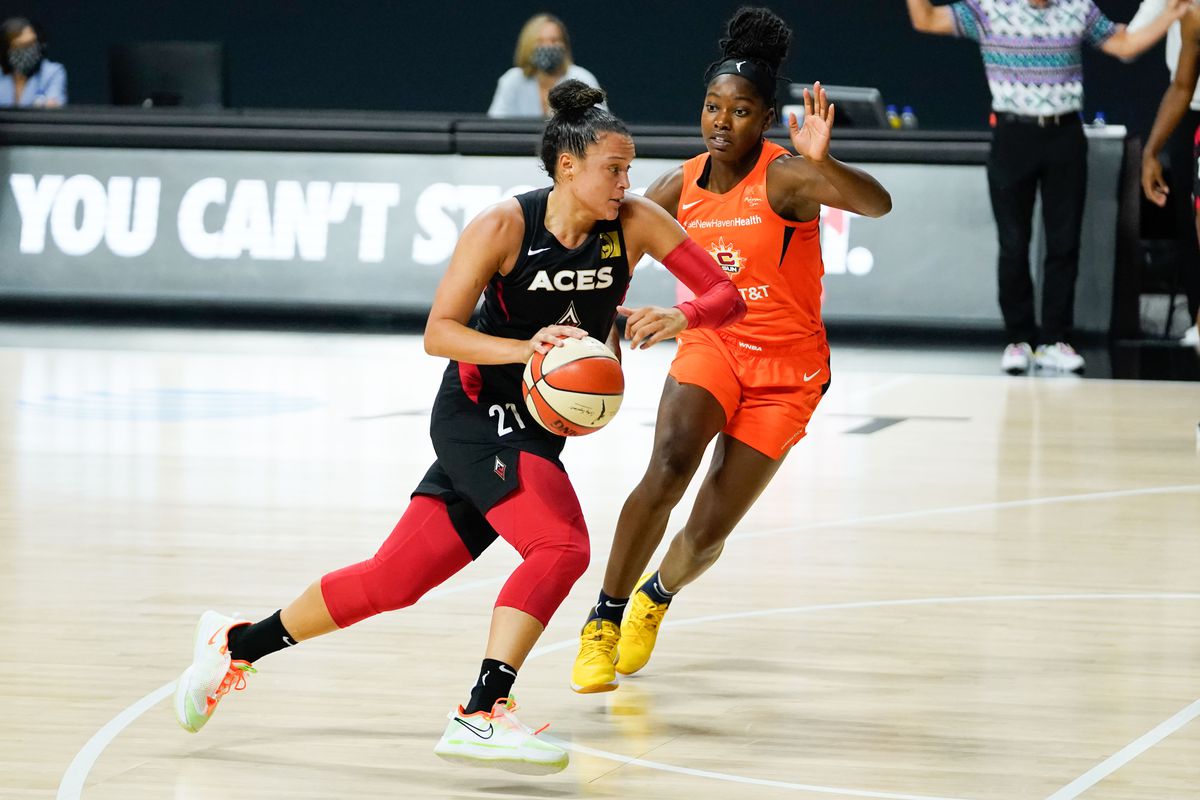 WNBA: Conneticut Sun at Las Vegas Aces