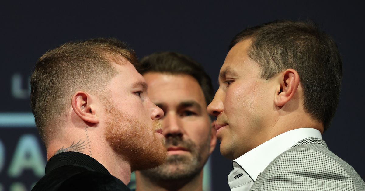 WATCH: Canelo vs GGG 3 press conference and intense stare down